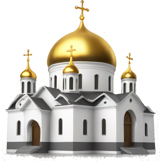 Orthodox church with golden dome emoji
