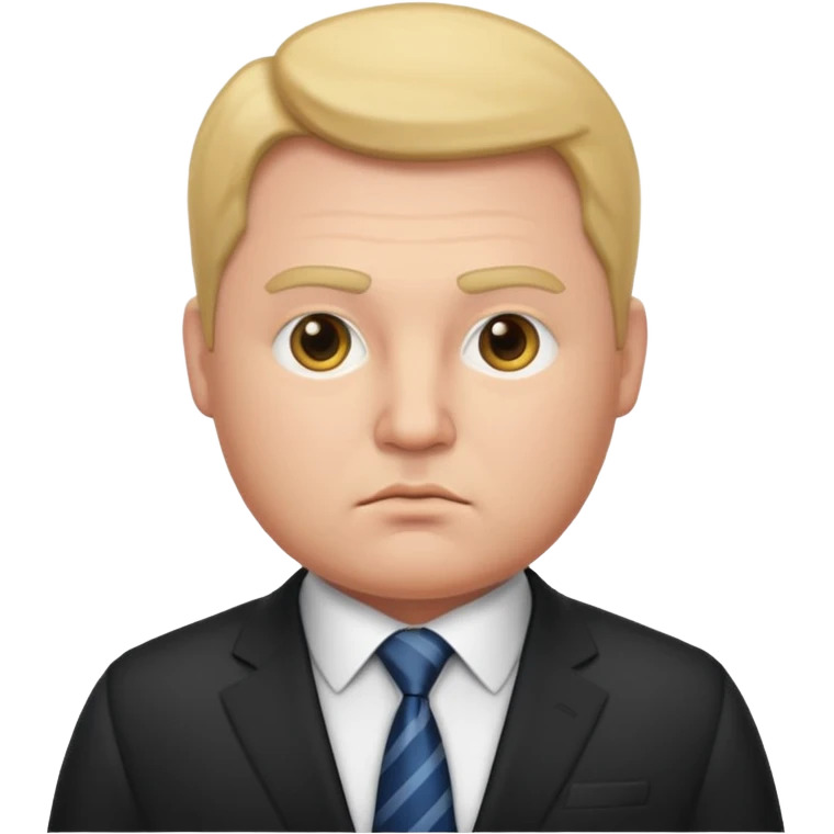владелец фирмы пухлый и серьезный emoji