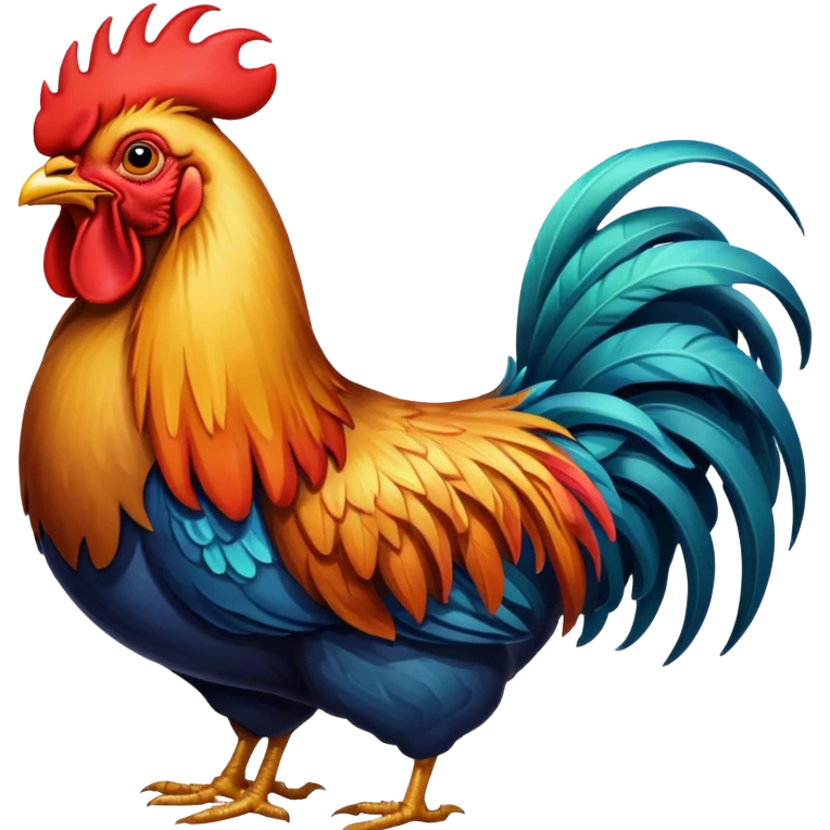 create a rooster emoji emoji