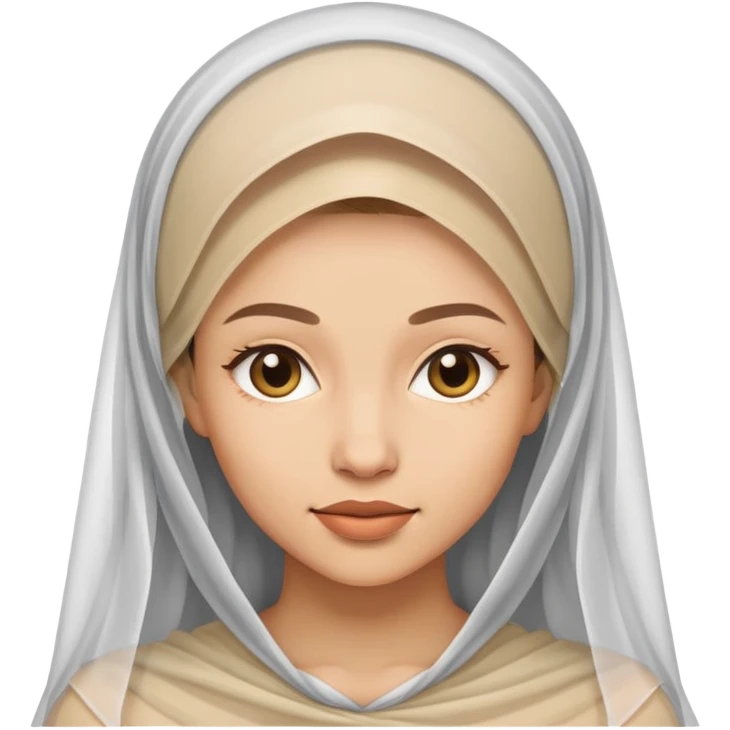 Peçeli kadın emoji