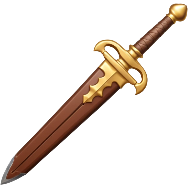 chocolate sword emoji