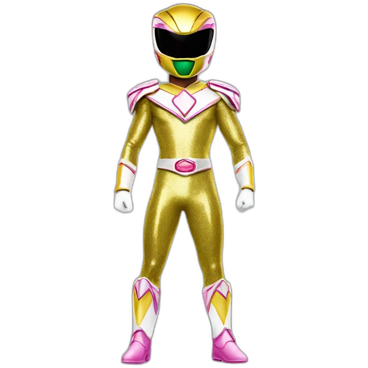 glitter power ranger full body emoji