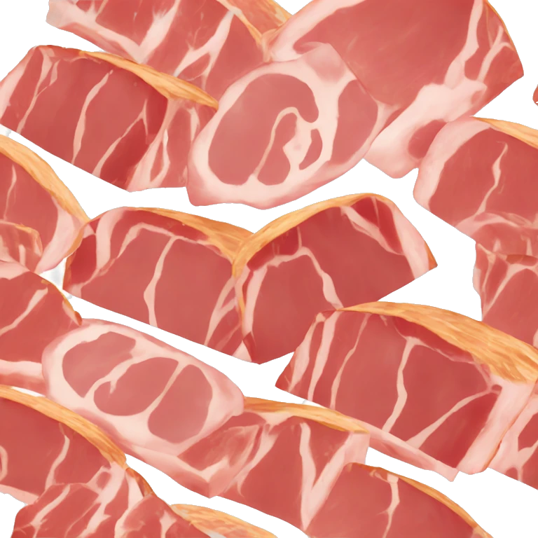 piece of pork ham emoji