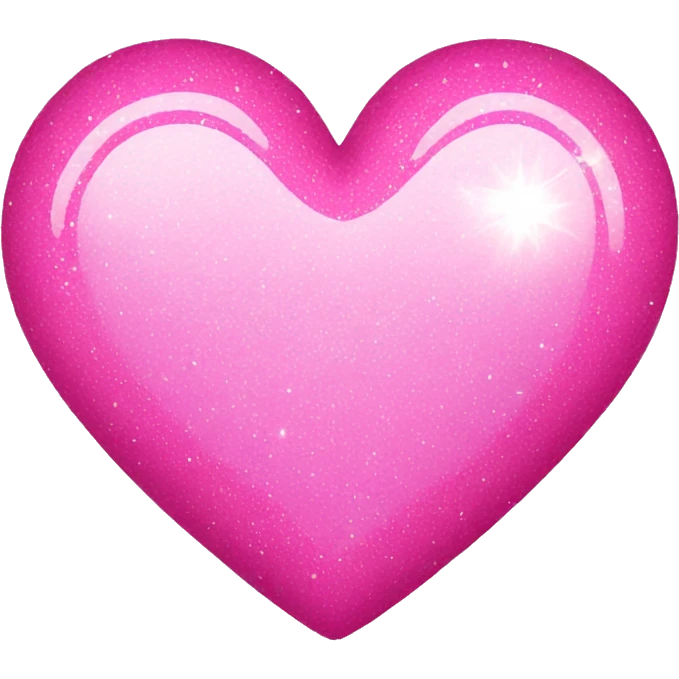 pink sparkly heart simple  emoji