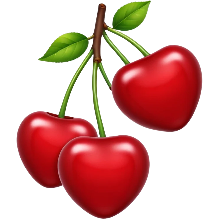 pair of cherries emoji, playful and suggestive emoji