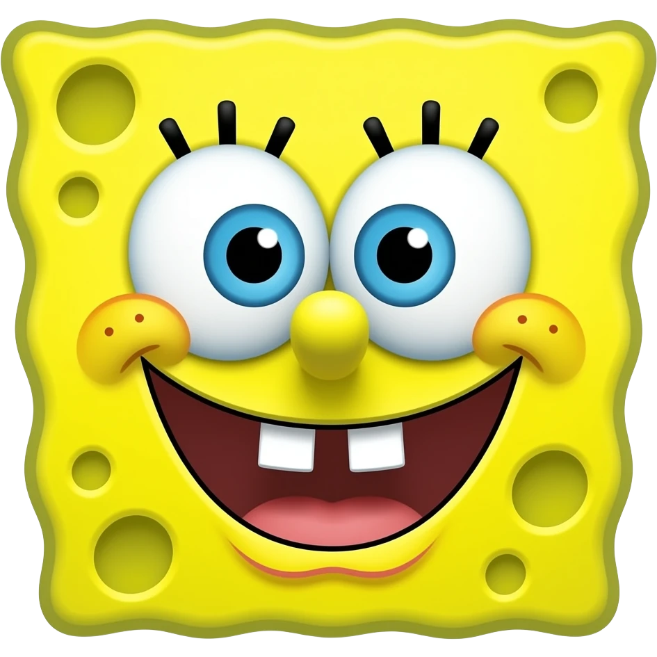 create a SpongeBob SquarePants emoji emoji