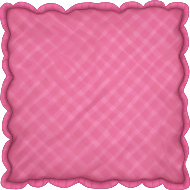 Pink plaid blanket  emoji