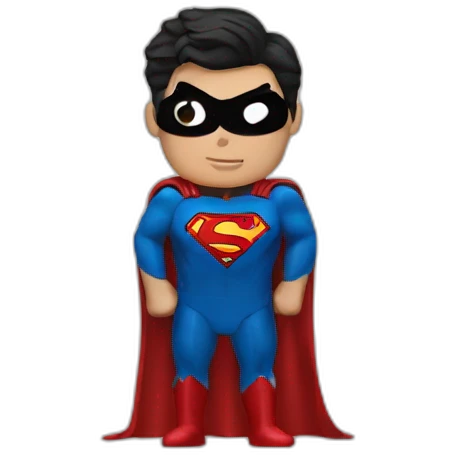 Superman black suit emoji