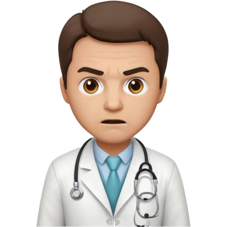 angry doctor emoji