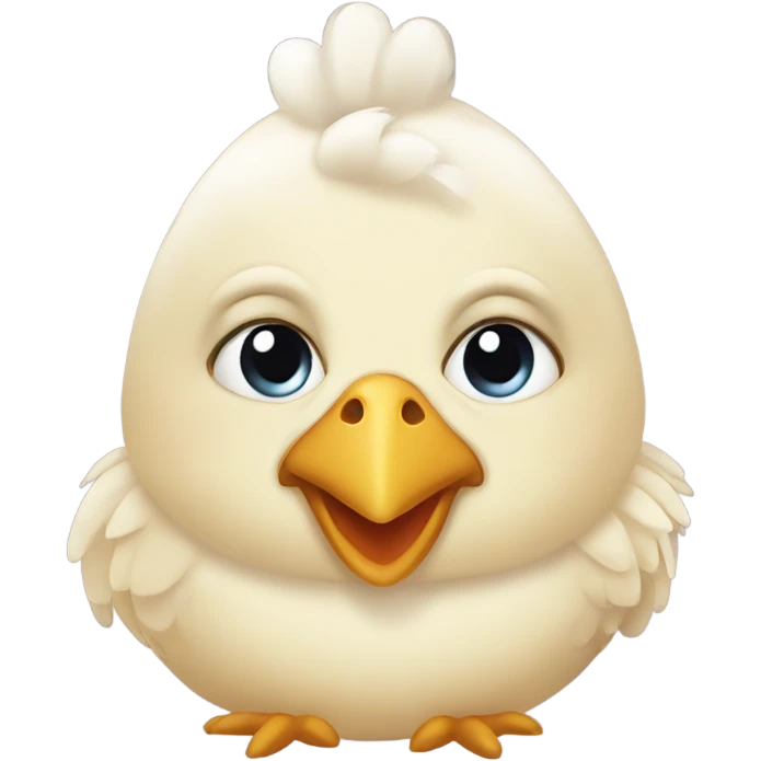 Snobby princess chicken emoji
