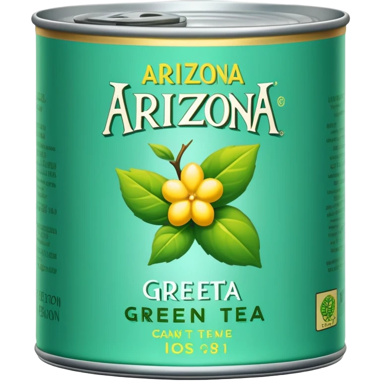 Arizona Green Tea can emoji