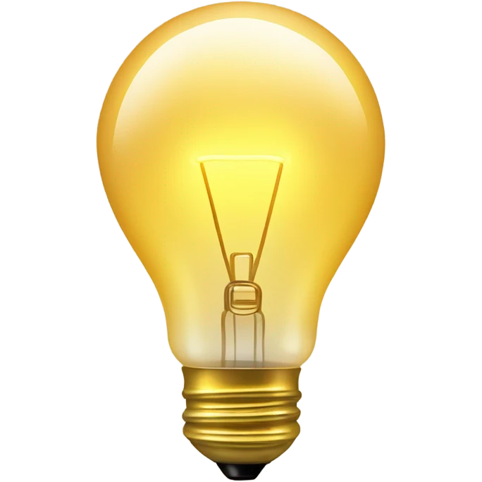 light bulb emoji