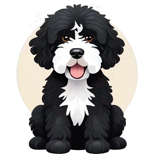 Portuguese water dog  emoji