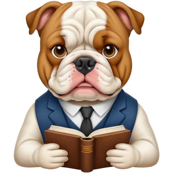 bulldog ingles adult bookseller emoji