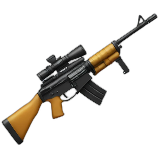 cat with m16 emoji