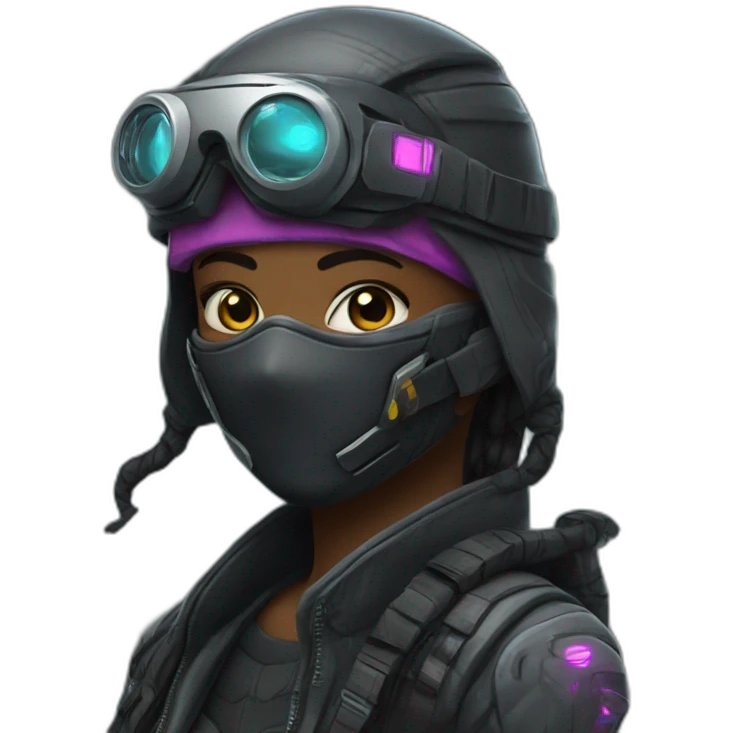 cyberpunk ninja emoji