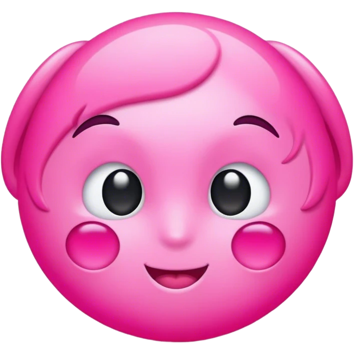 Pink emoji