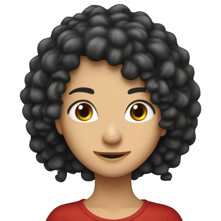 cabelo muito muito muito muito longo e liso muito liso pele bege claro com um peixe vermelho e um coelho preto emoji