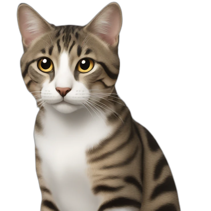 Кот - мыслитель emoji