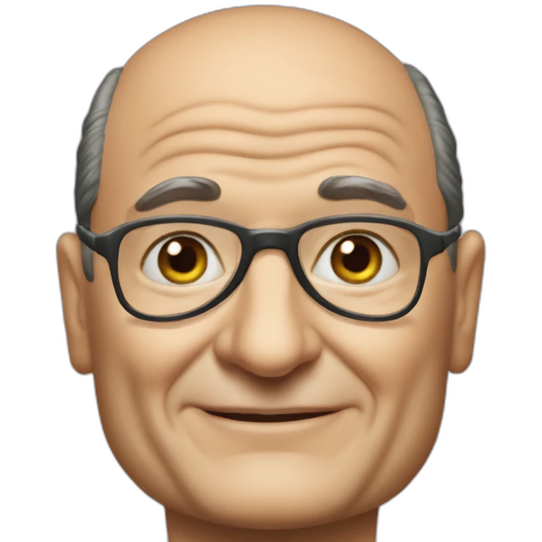Jacques Chirac bald emoji
