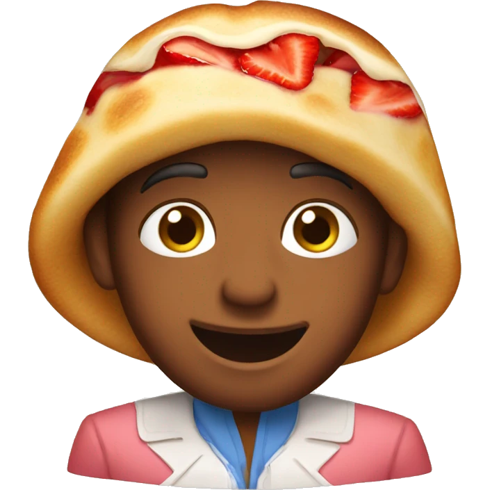 Strawberry pancakes  emoji