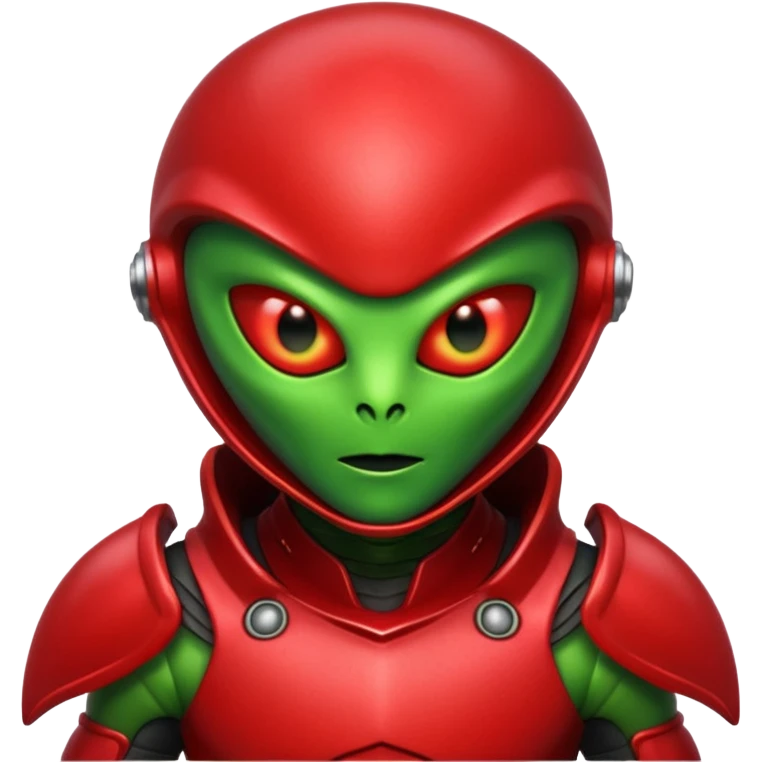 alien in red armor





 emoji