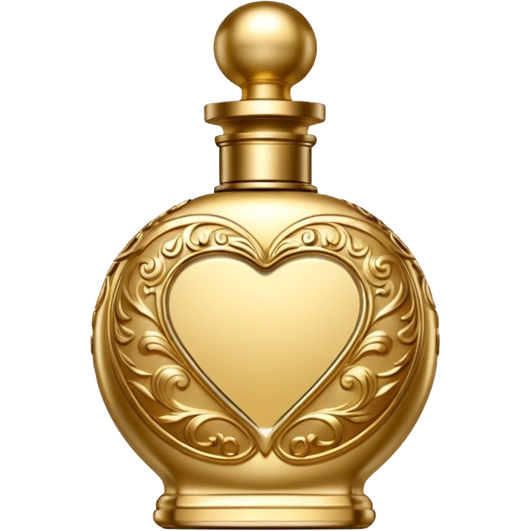 bottle of perfume gold exquisite large takes all the space

 emoji