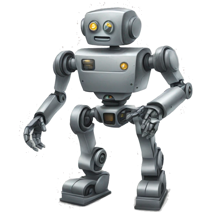 Robot drawing emoji