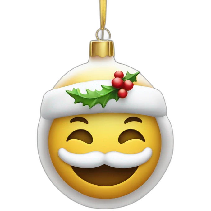 Christmas decoration, toy emoji