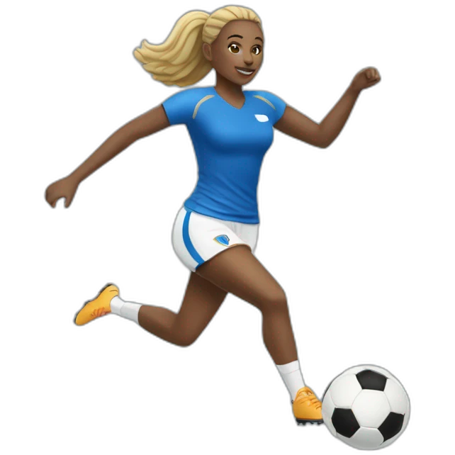 Footballeuse emoji