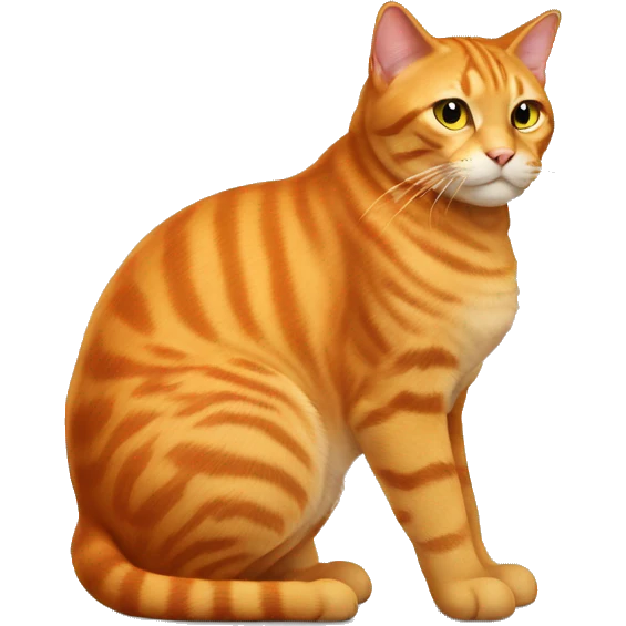 big ass orange cat emoji