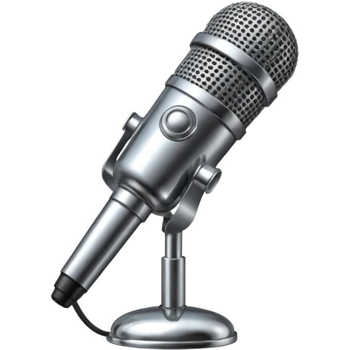 Vintage Microphone emoji