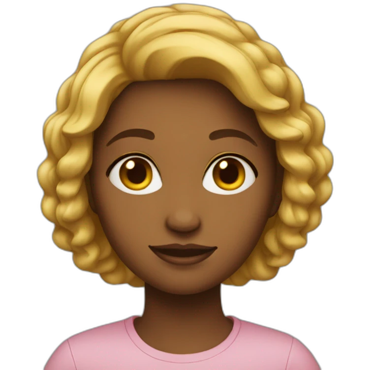 Une fille bi emoji