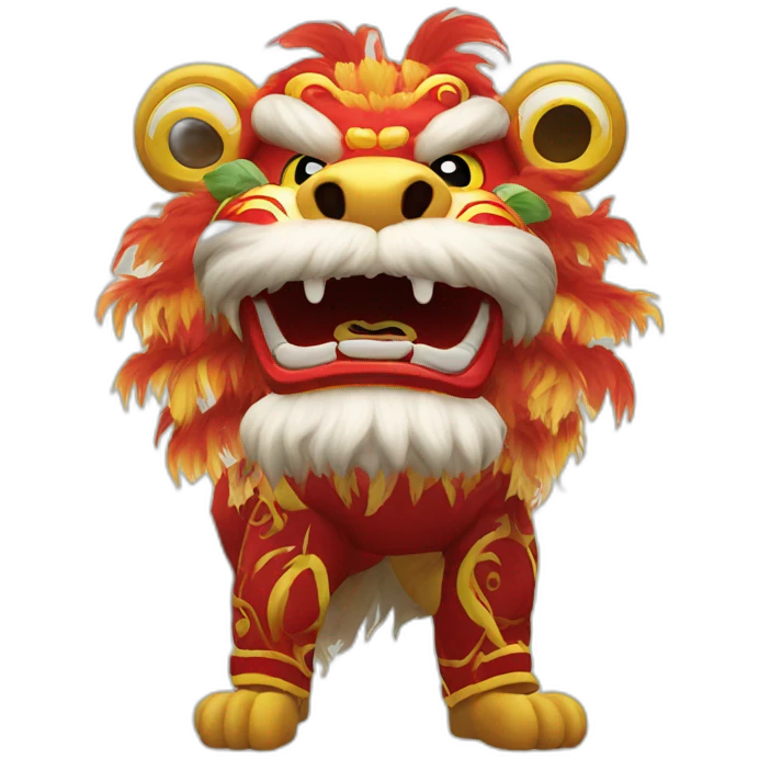 real lion dance emoji