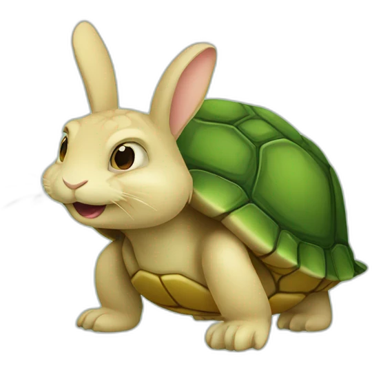 Lapin tortues emoji