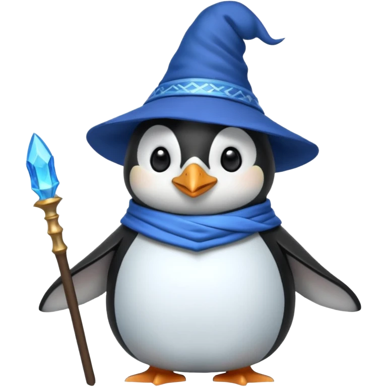 Penguin Wizard emoji