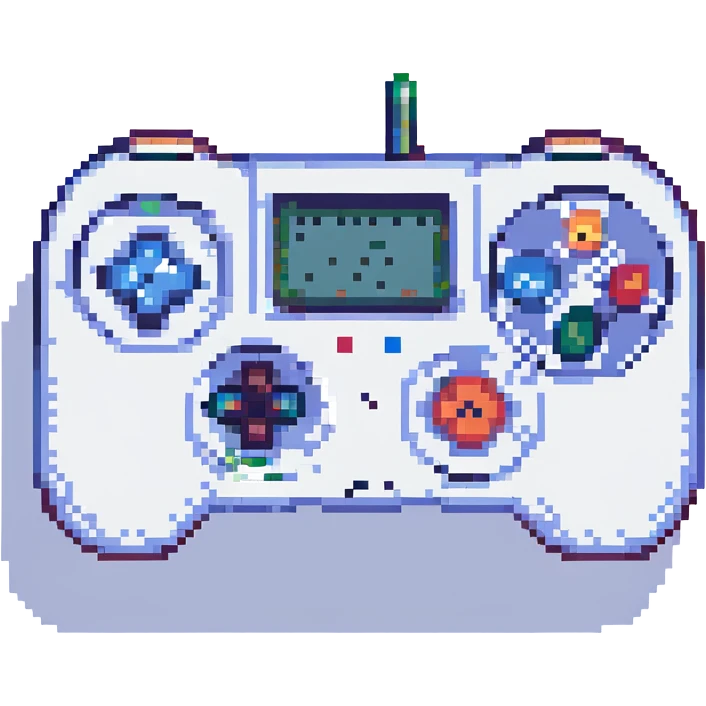 gamepad, pixel art style emoji