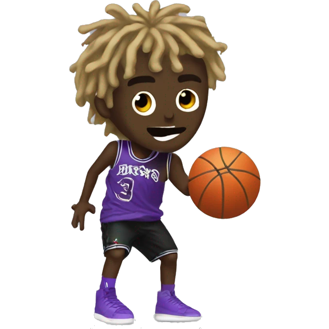 Lil uzi vert throwing a basketball emoji