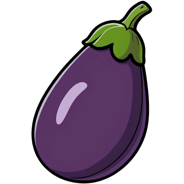 eggplant emoji