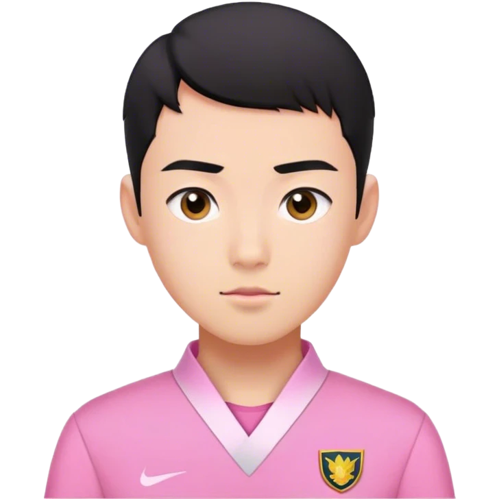 Hwang Jun-ho Age: Late 20s – Early 30s
Appearance: A fit, clean-shaven young man with short black hair and sharp eyes, a pink  uniform emoji