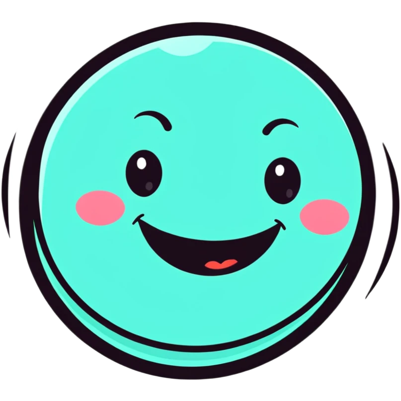 laughing face pulsating emoji