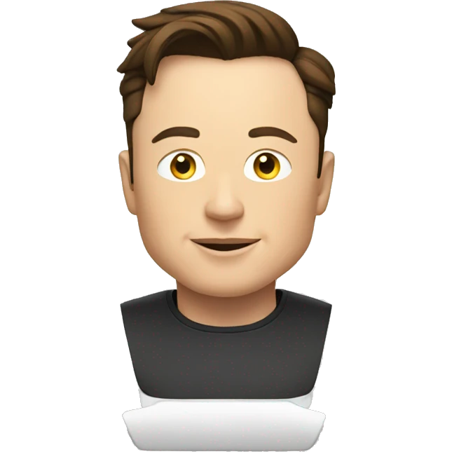 elon musk X  emoji