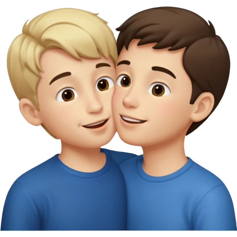 Boy kissing boy emoji