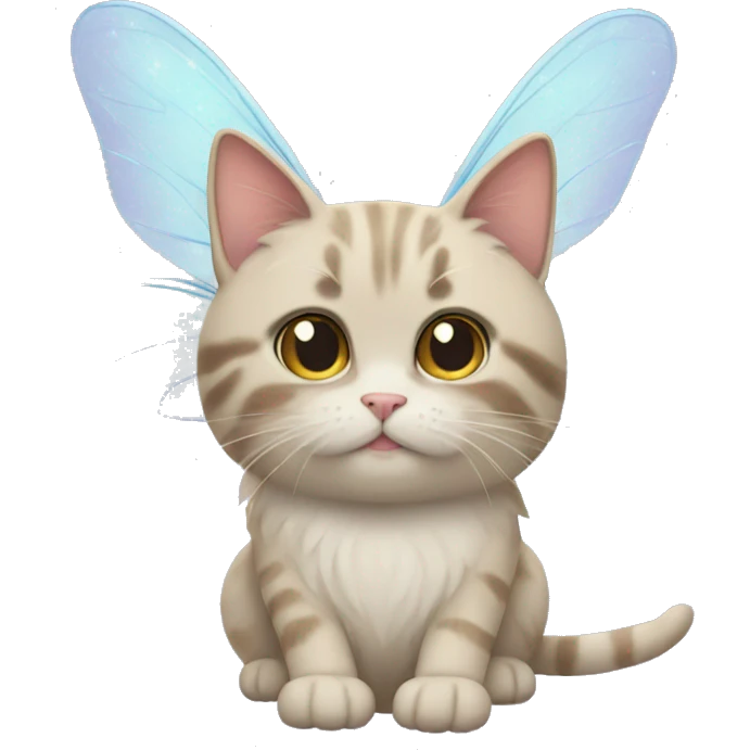 cat with fairy wings  emoji