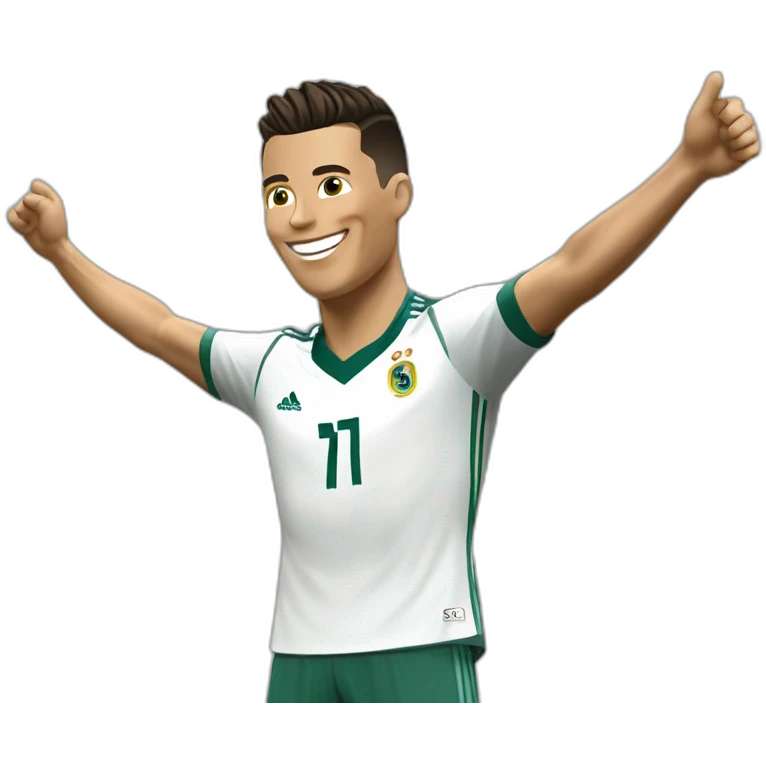 Cristiano Ronaldo célébration emoji