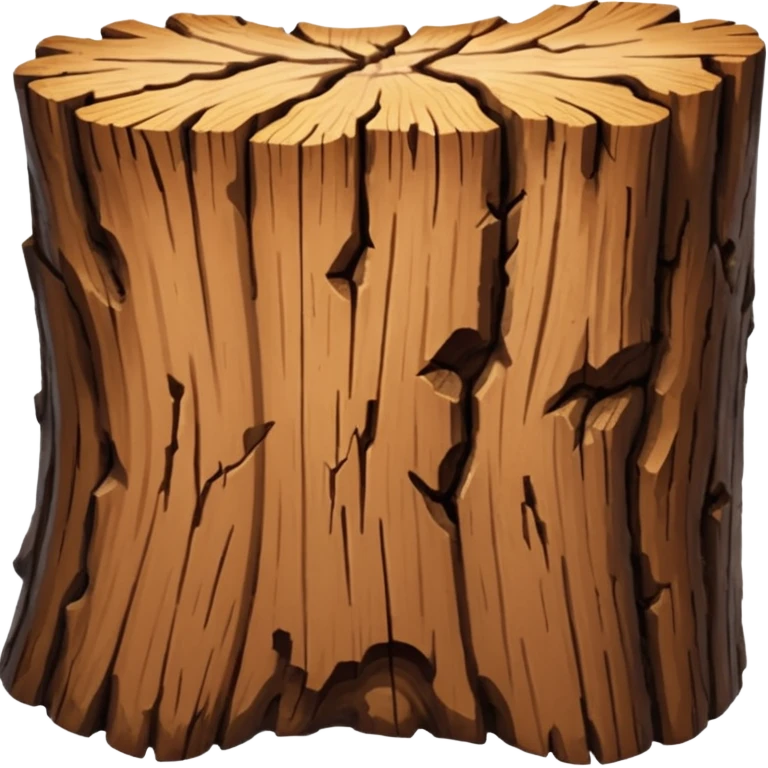 brown piece of oak bark emoji