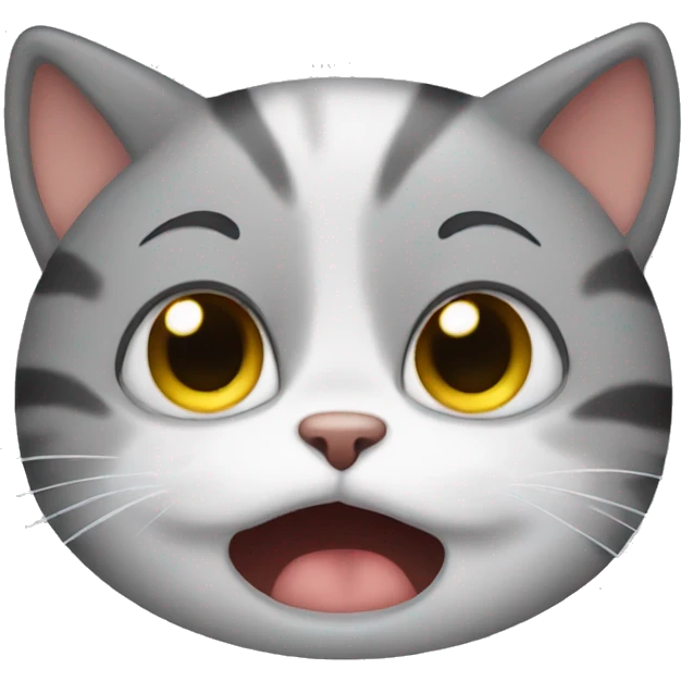 cute cat crying emoji