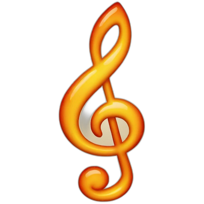 fire musical note emoji