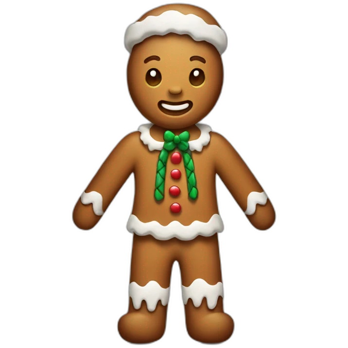 christmas-gingerbread-man-full body emoji