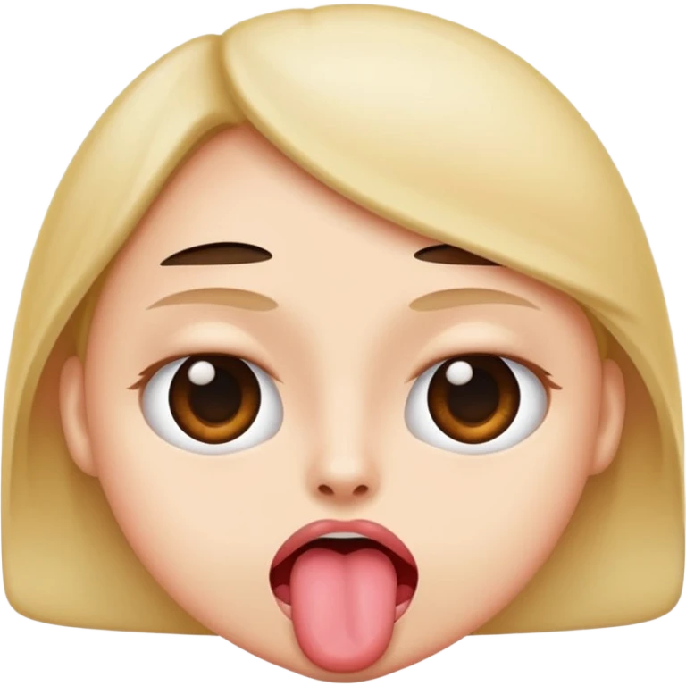 Roll eyes and Stick out tongue emoji